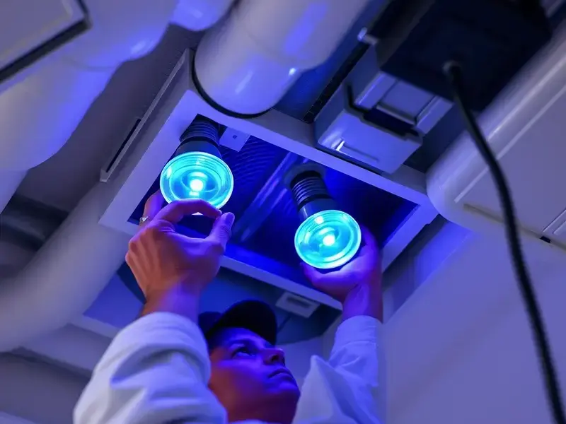 UV Light Installation